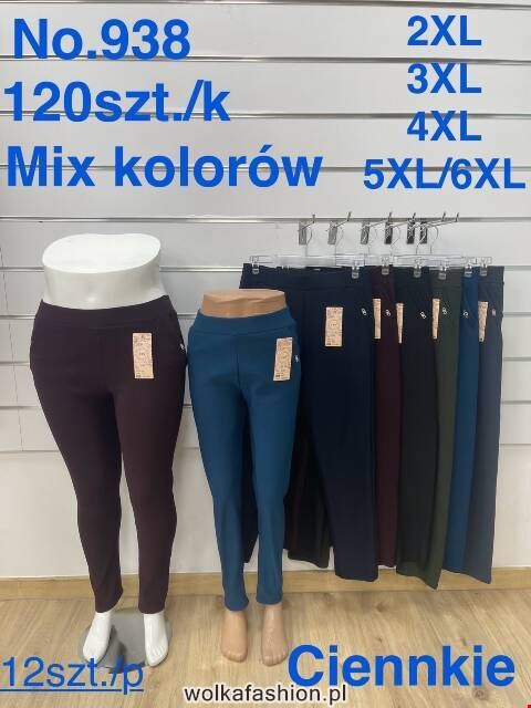 Spodnie damskie 938 Mix kolor 5XL-9XL