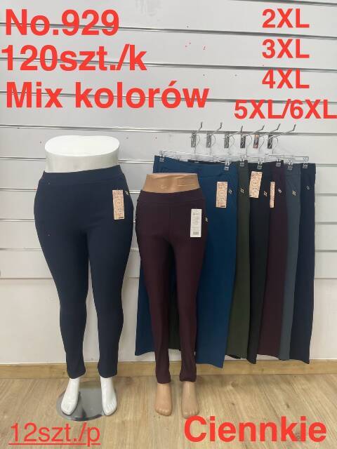 Spodnie damskie 929 Mix kolor 2XL-6XL 1