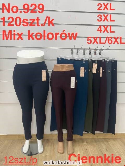 Spodnie damskie 929 Mix kolor 2XL-6XL