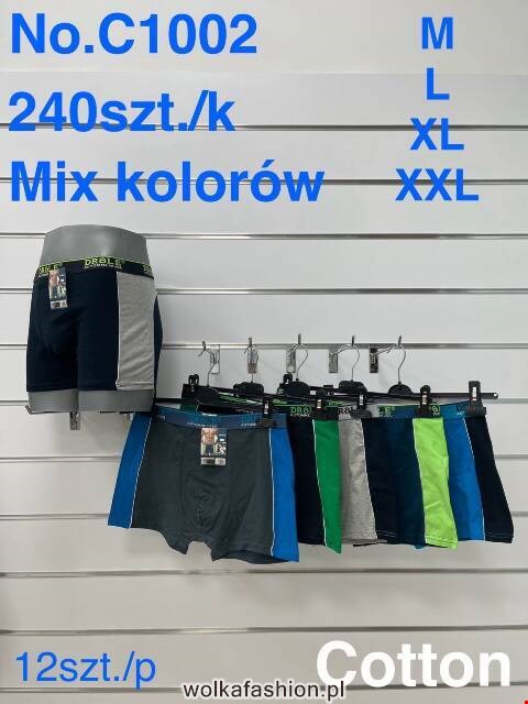 Bokserki męskie  C1002 Mix kolor M-2XL