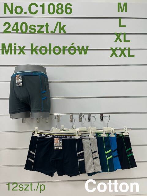 Bokserki męskie  C1086 Mix kolor M-2XL
