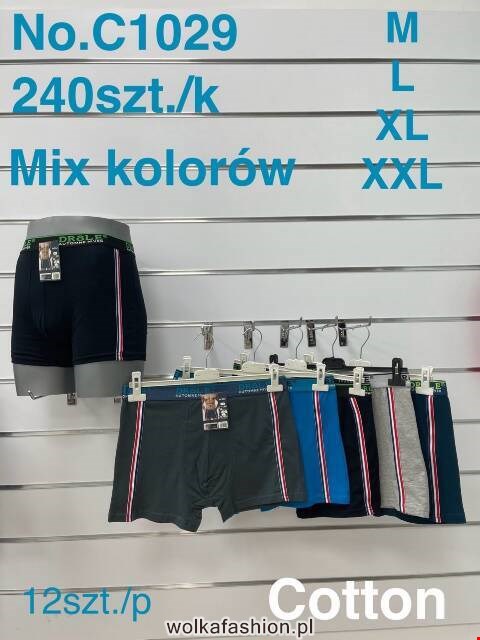 Bokserki męskie  C1029 Mix kolor M-2XL