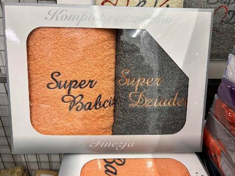 Komplet 2 Części  ręczników 4743 Mix kolor 50x100cm