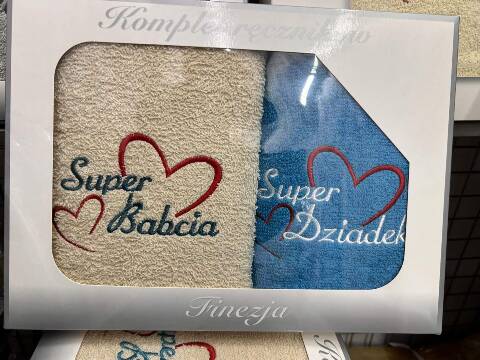 Komplet 2 Części  ręczników 4749 Mix kolor 50x100cm