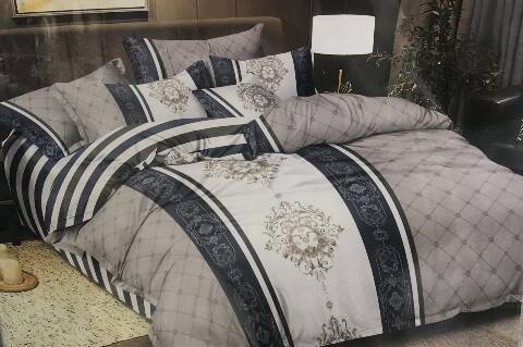 Komplet Pościeli 3 Części 4758 1 kolor 200x220cm 1