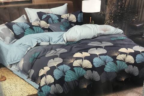 Komplet Pościeli 3 Części 4762 1 kolor 200x220cm