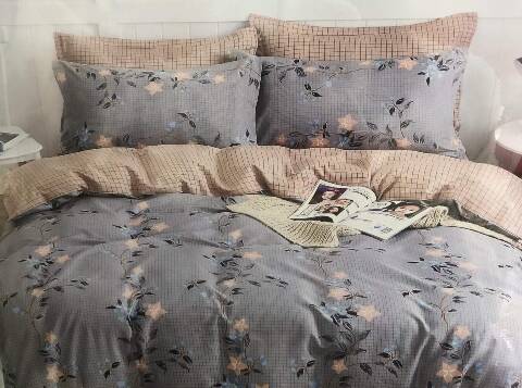 Komplet Pościeli 3 Części 4763 1 kolor 200x220cm