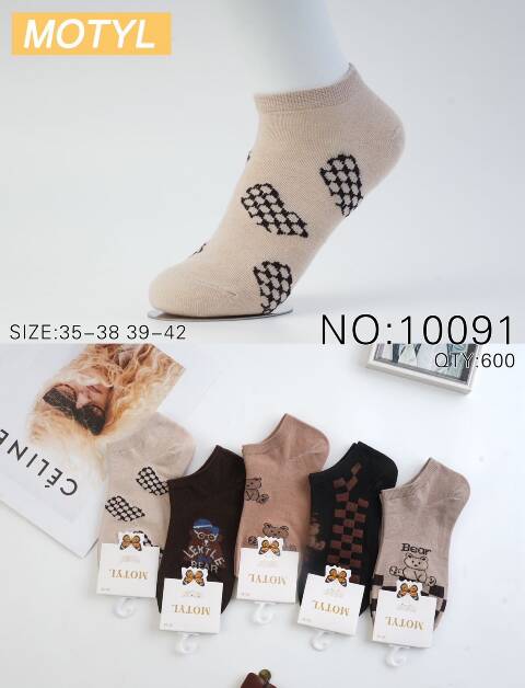 Stopki damskie 10087 Mix kolor 35-42