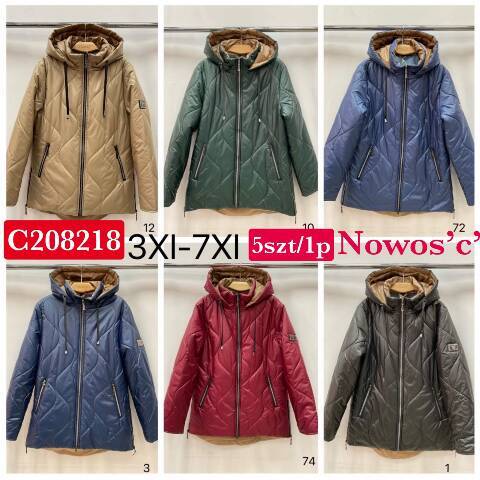 Kurtka wiosenna damskie C208218 1 kolor 3XL-7XL 1