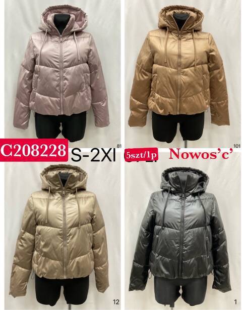 Kurtka wiosenna damskie C208228 1 kolor S-2XL
