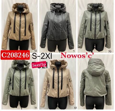 Kurtka wiosenna damskie C208246 1 kolor S-2XL