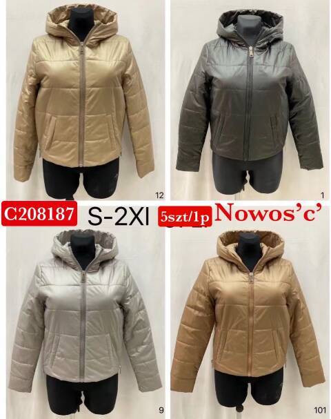 Kurtka wiosenna damskie C208187 1 kolor S-2XL