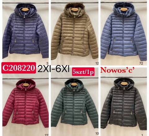 Kurtka wiosenna damskie C208220 1 kolor 2XL-6XL 1