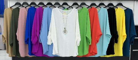 Bluzka damskie 5261 Mix kolor Standard (Towar Włoskie) 1