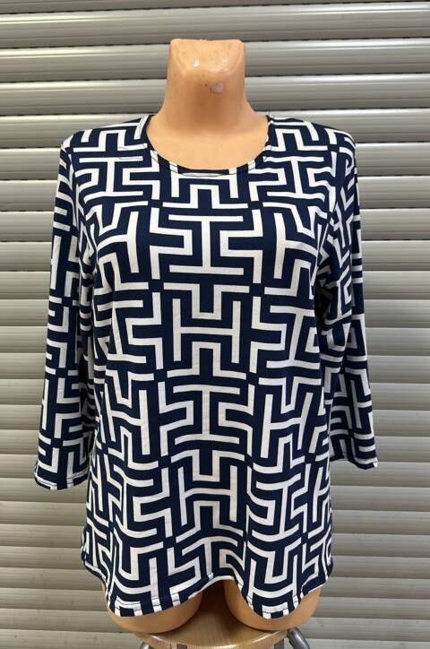 Bluzka damskie 5398 1 kolor L-4XL (Towar Ploskie) 1