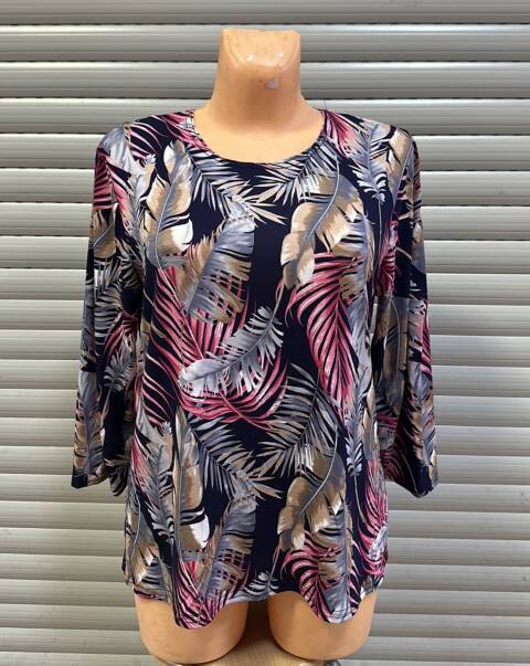Bluzka damskie 5399 1 kolor L-4XL (Towar Ploskie)