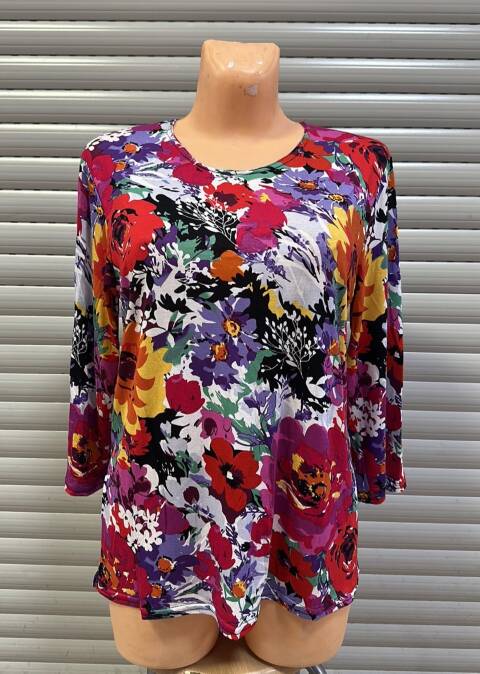 Bluzka damskie 5401 1 kolor L-4XL (Towar Ploskie)