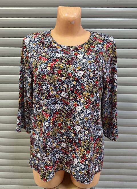 Bluzka damskie 5402 1 kolor L-4XL (Towar Ploskie)