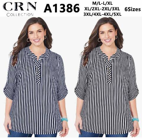 Koszula damskie A1386 Mix kolor M-5XL 