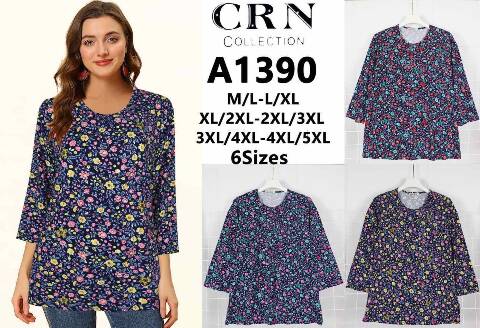 Koszula damskie A1390 Mix kolor M-5XL 