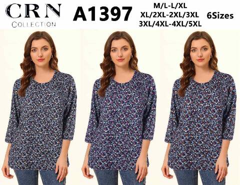 Koszula damskie A1397 Mix kolor M-5XL 