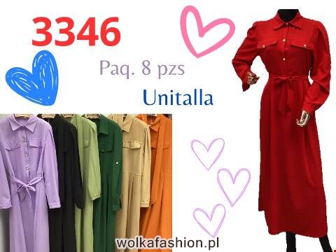 Sukienka damskie 3885 Mix kolor Standard