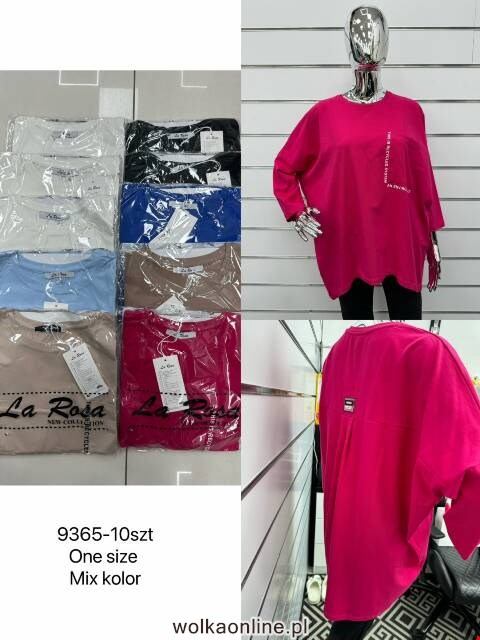 Bluza damskie 9365 Mix kolor Standard