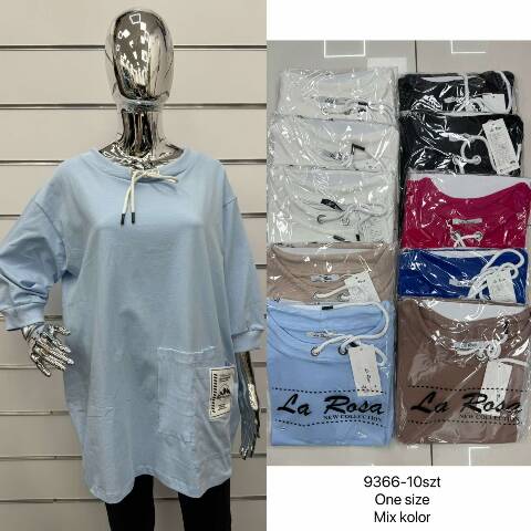 Tunika damskie 9366 Mix kolor Standard