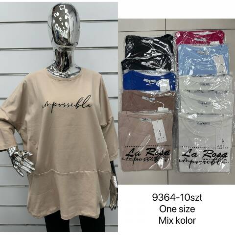 Bluza damskie 9364 Mix kolor Standard