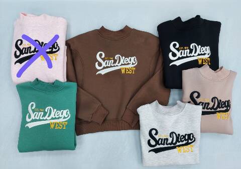 Bluza damskie 5465 1 kolor S-XL (Towar Tureckie) 1