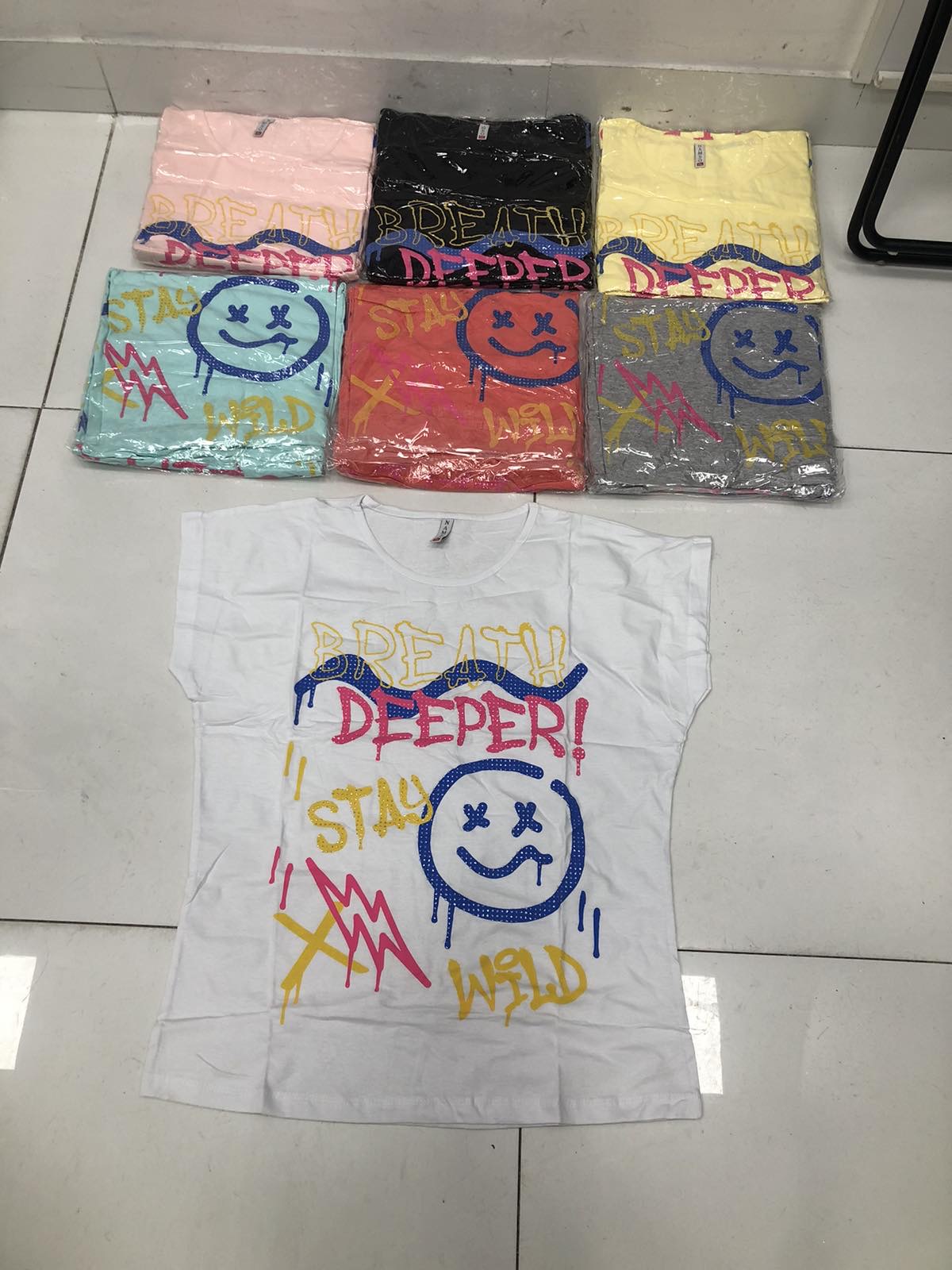 Bluzka damskie 5503 Mix kolor 2XL-4XL (Towar Tureckie) 1