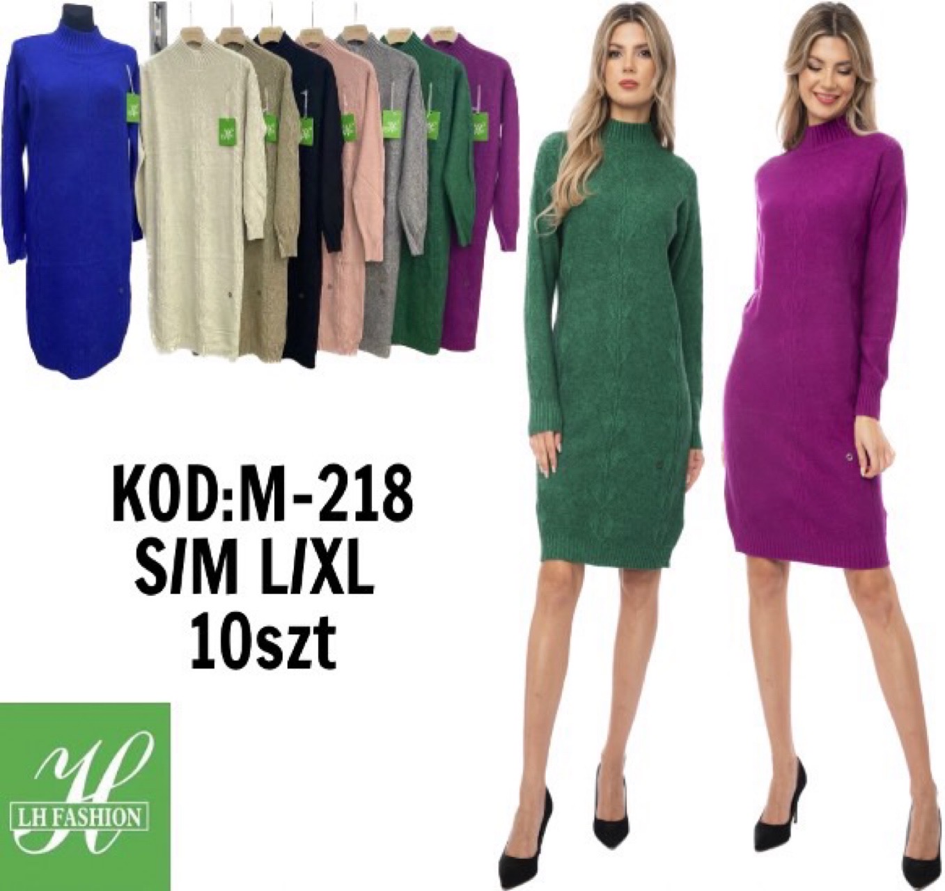 Sukienka damskie M-218 Mix kolor S/M-L/XL 1