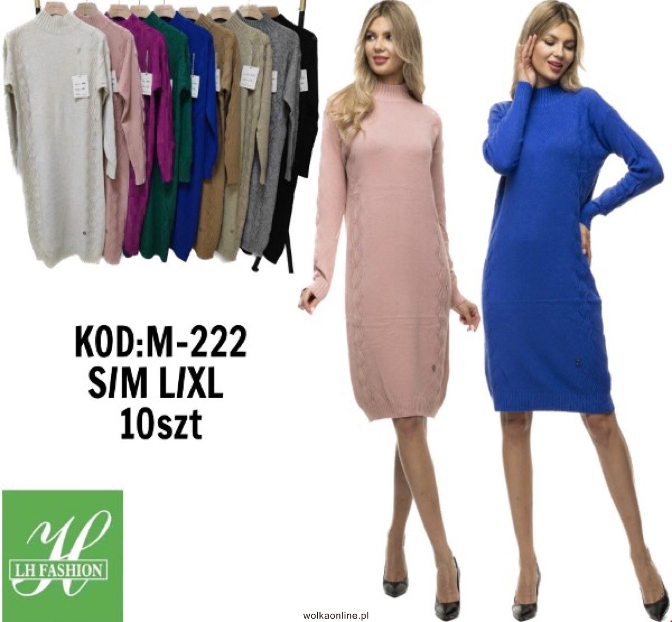 Sukienka damskie M-222 Mix kolor S/M-L/XL