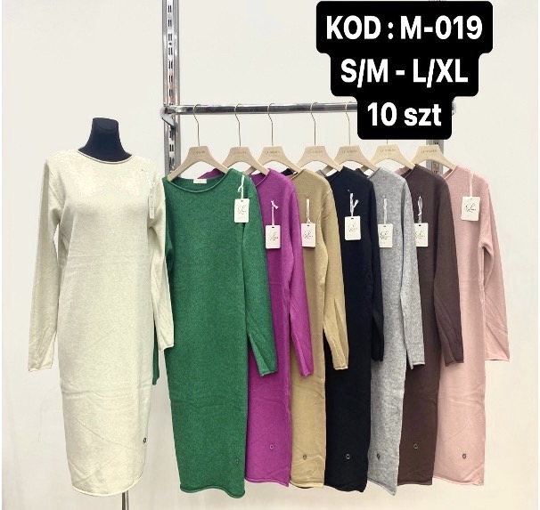 Sukienka damskie M-019 Mix kolor S/M-L/XL