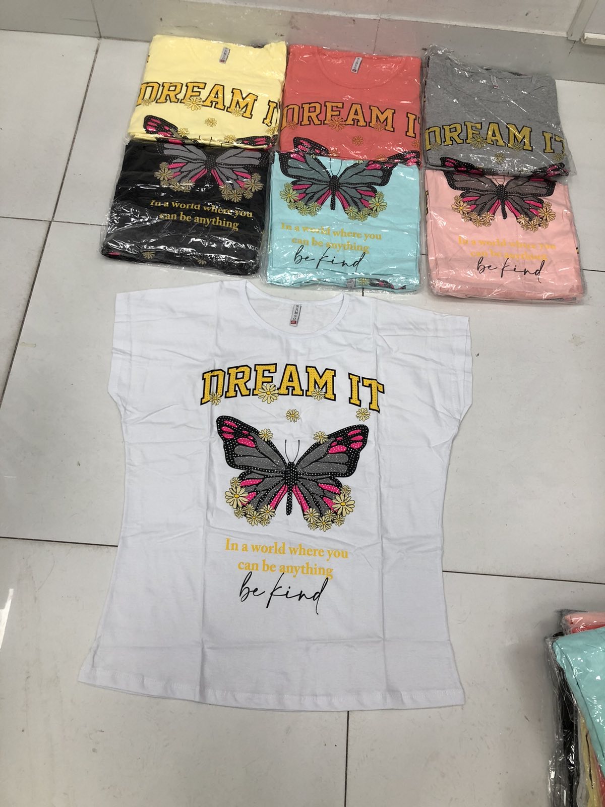 Bluzka damskie 5541 Mix kolor 2XL-4XL (Towar Tureckie)