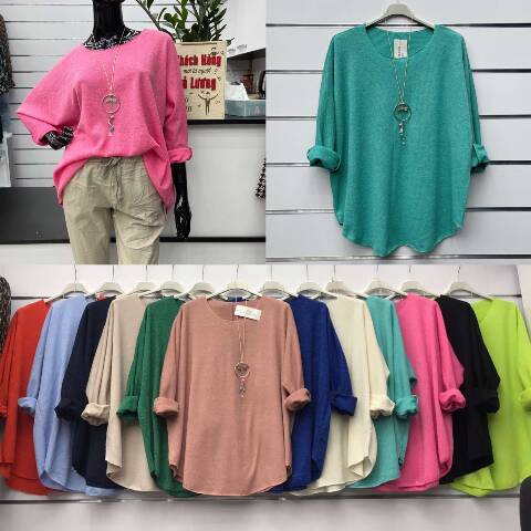 Sweter damskie 5800 Mix kolor Standard (Towar Włoskie)