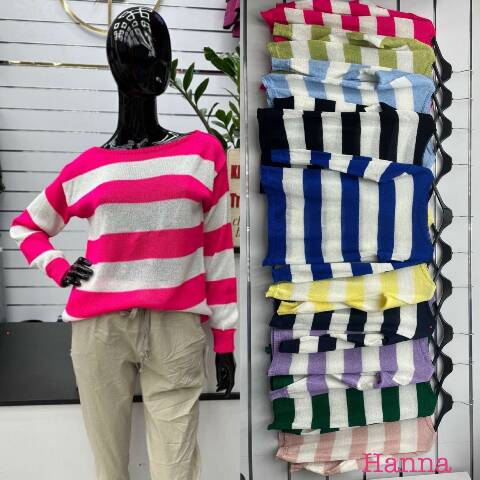 Sweter damskie 5802 Mix kolor Standard (Towar Włoskie) 1