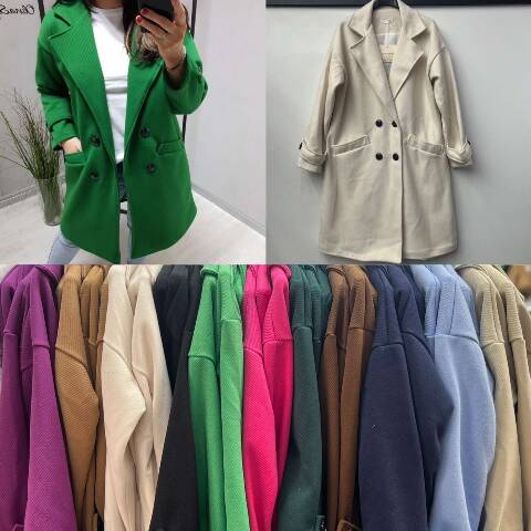 Płaszcze damskie 5808 Mix kolor Standard (Towar Włoskie) 1