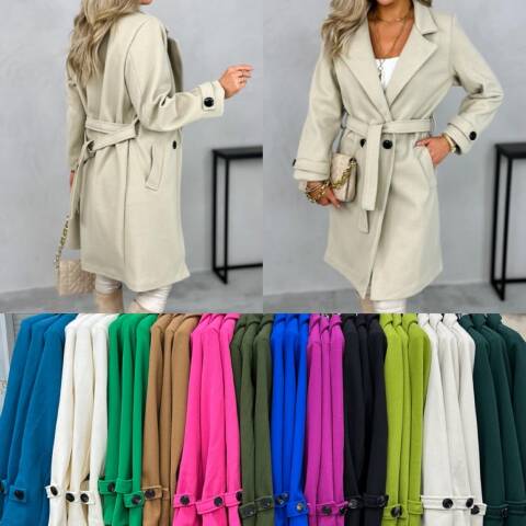 Płaszcze damskie 5809 Mix kolor Standard (Towar Włoskie) 1