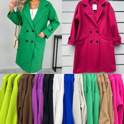 Płaszcze damskie 5810 Mix kolor Standard (Towar Włoskie)