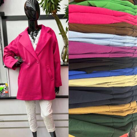 Płaszcze damskie 5811 Mix kolor Standard (Towar Włoskie) 1