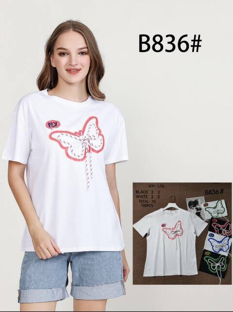 Bluzka damskie B836 Mix kolor S/M-L/XL  1