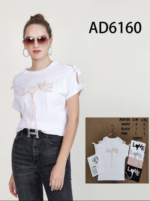 Bluzka damskie AD6160 Mix kolor S/M-L/XL  1