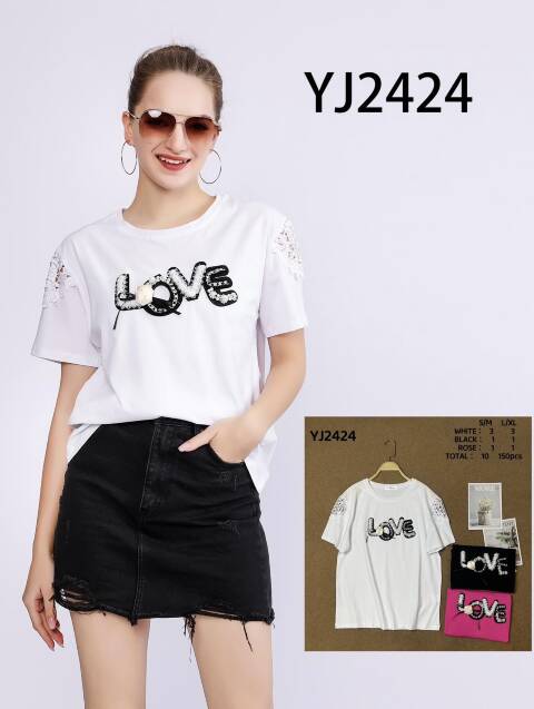Bluzka damskie YJ2424 Mix kolor S/M-L/XL  1