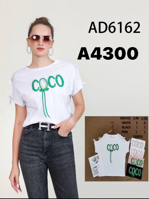 Bluzka damskie AD6162 Mix kolor S/M-L/XL 1