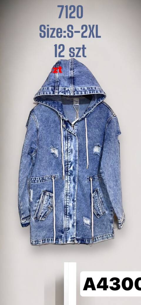 Kurtka jeansowa damskie 7120 1 kolor S-2XL 1