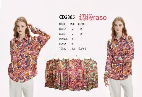 Koszula damskie CD2385 Mix kolor M-2XL
