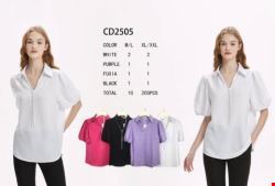 Koszula damskie CD2505 Mix kolor M-2XL