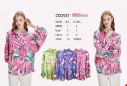 Koszula damskie CD2537 Mix kolor M-2XL