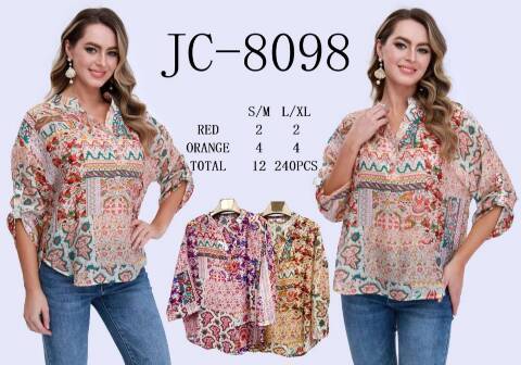 Koszula damskie JC-8098 Mix kolor S/M-L/XL